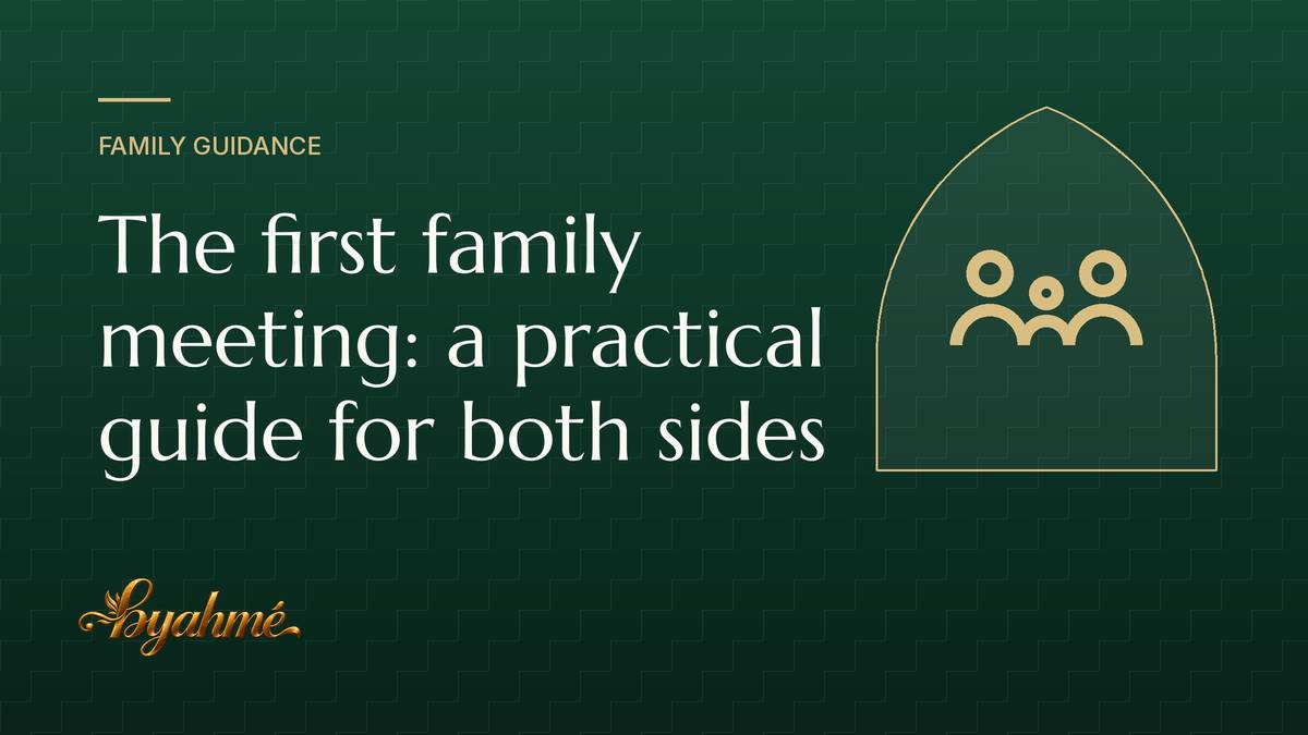 The first family meeting: a practical guide for both sides