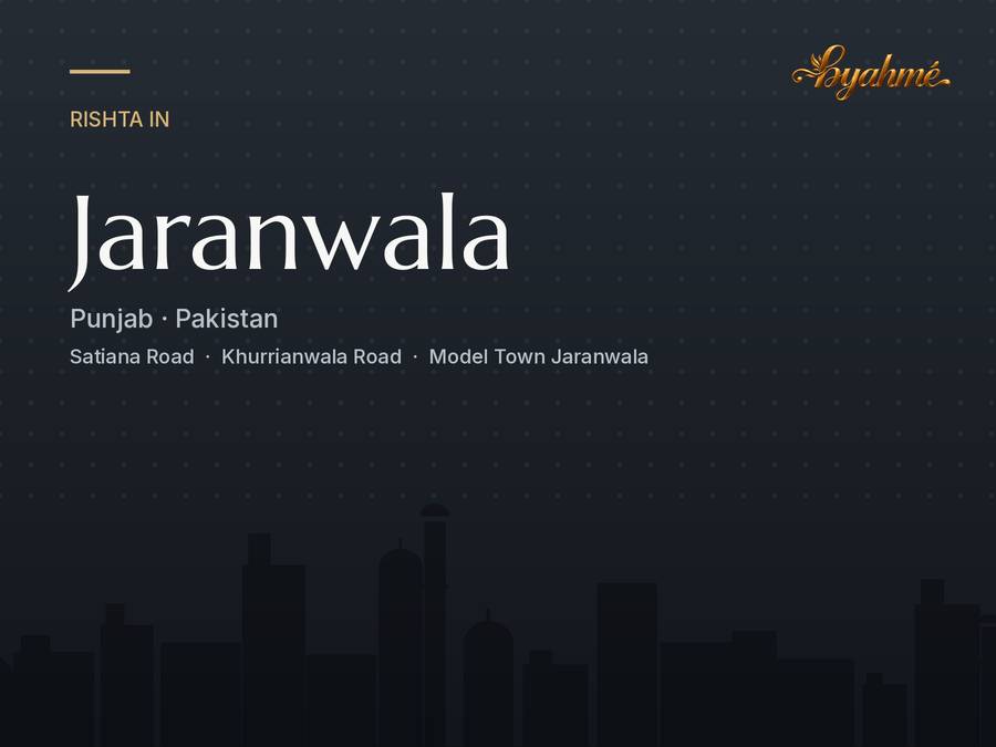 Rishta service in Jaranwala
