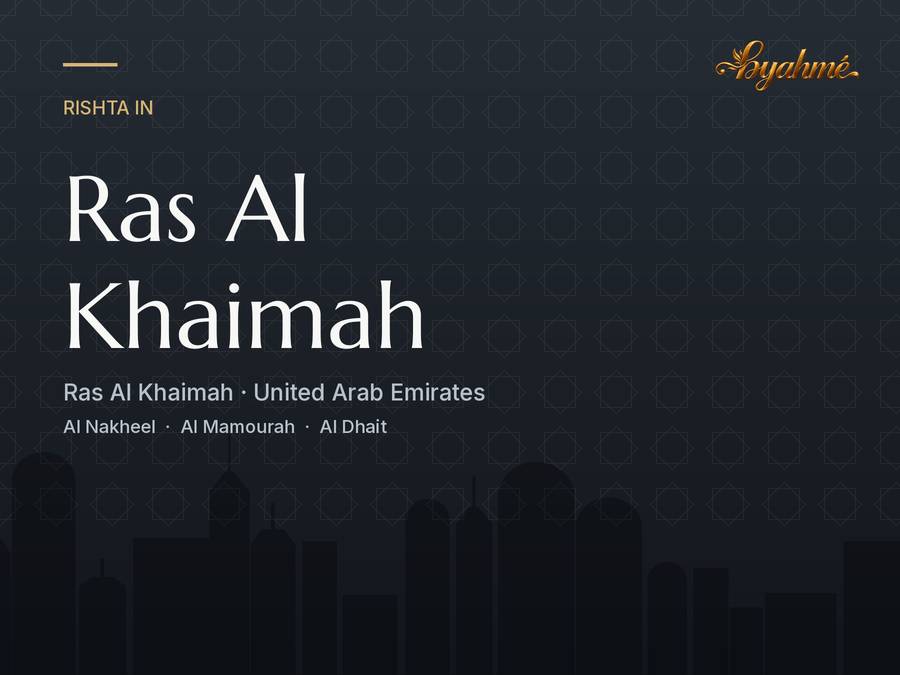 Rishta service in Ras Al Khaimah