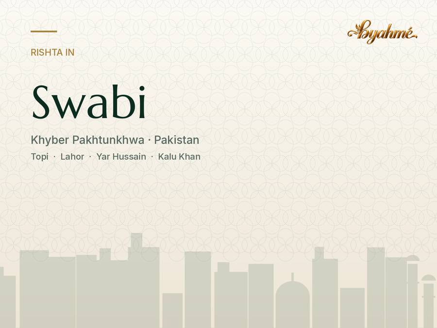Rishta service in Swabi