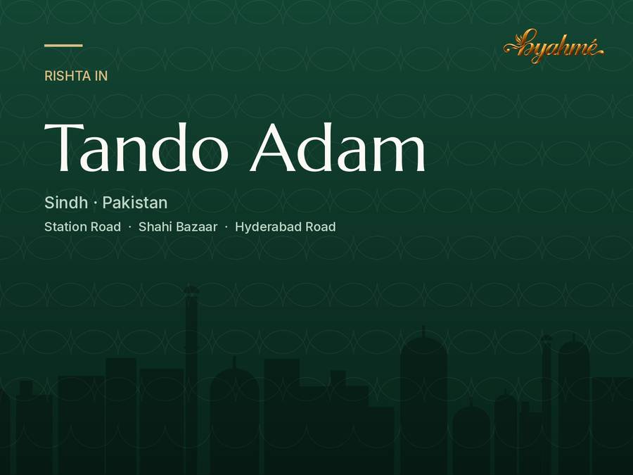 Rishta service in Tando Adam