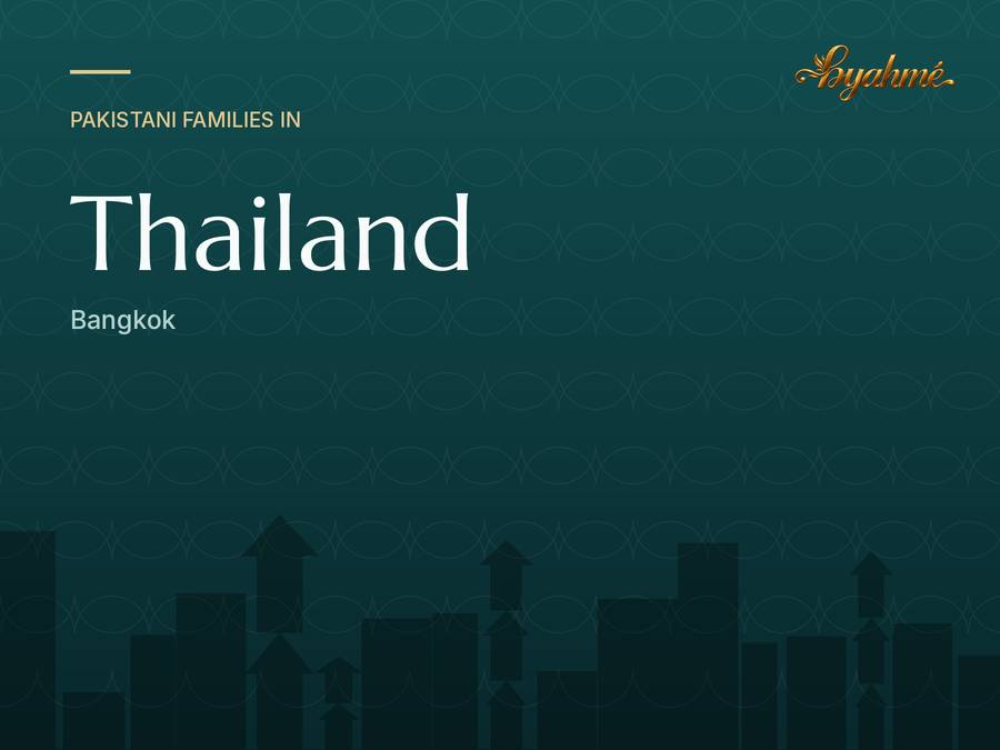 Pakistani community in Thailand